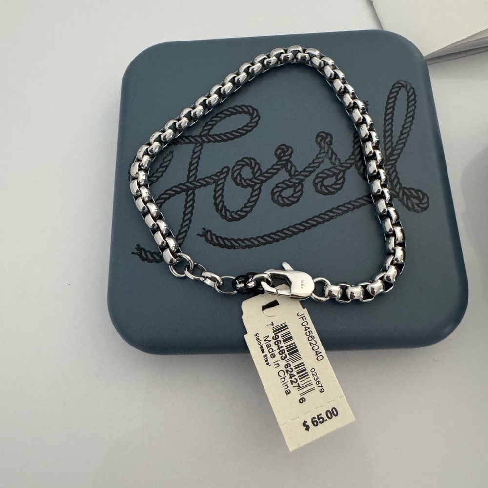 Fossil Stainless Steel Bracelet Brand New